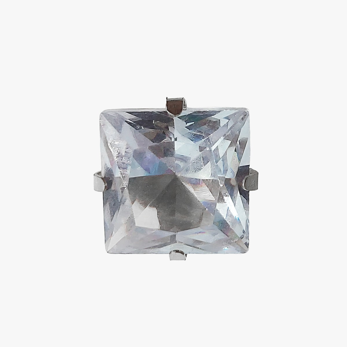 Pendientes joya cuadrada