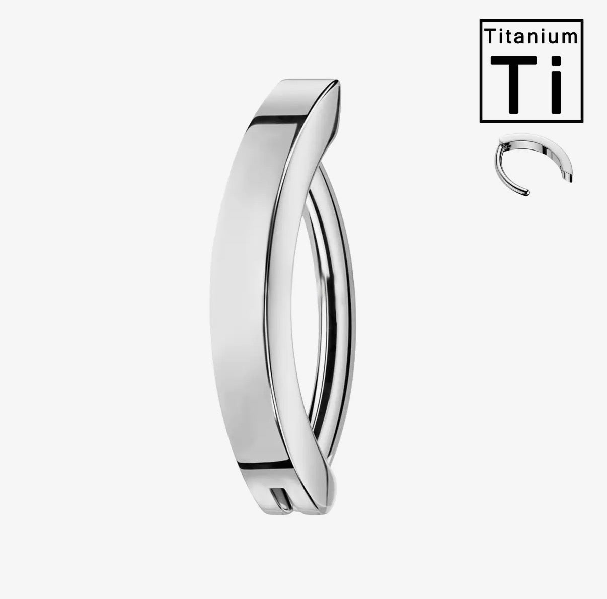 Piercing - Aro para ombligo titanio