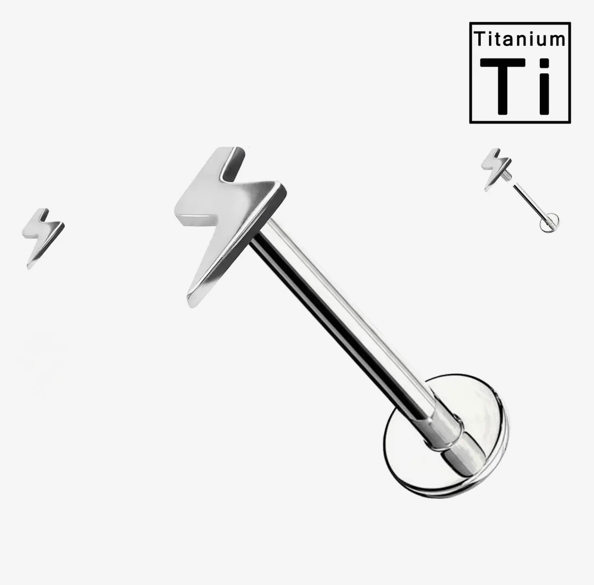 Labret titanio - Rayo