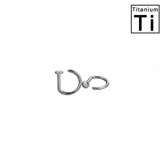 Piercing - Hook recto titanio