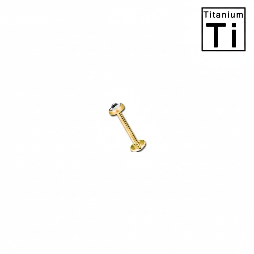 Piercing - Labret titanio con joya