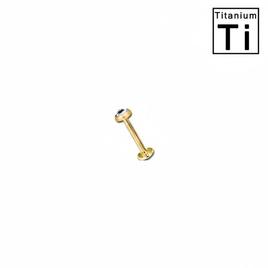 Piercing - Labret titanio con joya